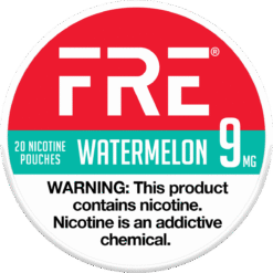 FRE Watermelon 9mg nicotine pouches can