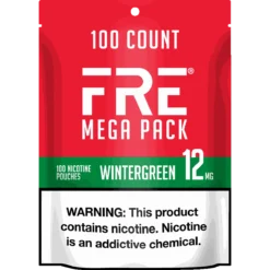 FRE Wintergreen Mega Pack 12mg nicotine pouches can