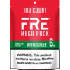 FRE Wintergreen Mega Pack 6mg nicotine pouches can