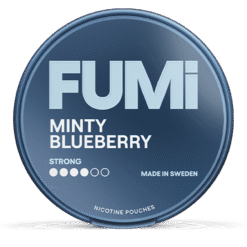 FUMi Minty Blueberry 8mg nicotine pouches can