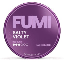 FUMi Salty Violet 8mg nicotine pouches can