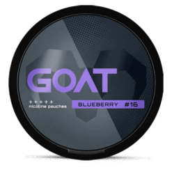 GOAT Blueberry 11.5mg nicotine pouches can