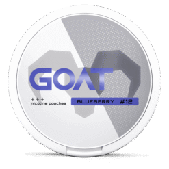 GOAT Blueberry 8.4mg nicotine pouches can