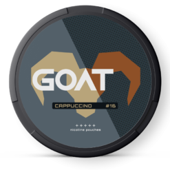 GOAT Cappuccino 11.5mg nicotine pouches can