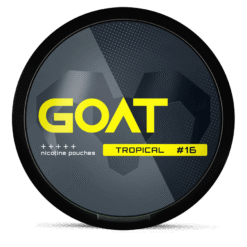 GOAT Tropical 11.5mg nicotine pouches can