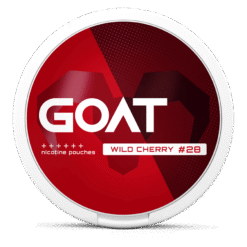 GOAT Wild Cherry 20mg nicotine pouches can