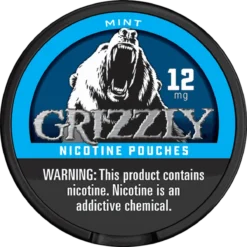 Grizzly Mint 12mg nicotine pouches can