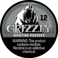 Grizzly Original 12mg nicotine pouches can