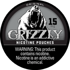 Grizzly Original 15mg nicotine pouches can
