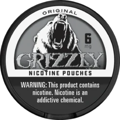 Grizzly Original 6mg nicotine pouches can