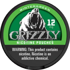 Grizzly Wintergreen 12mg nicotine pouches can