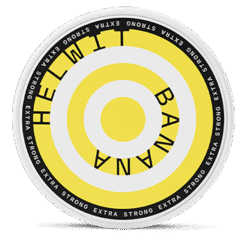 Helwit Banana Extra Strong 7.5mg nicotine pouches can