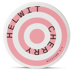 Helwit Cherry 4.5mg nicotine pouches can