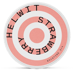 Helwit Strawberry 4.5mg nicotine pouches can