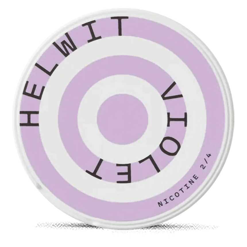 Helwit Violet 3.5mg nicotine pouches can