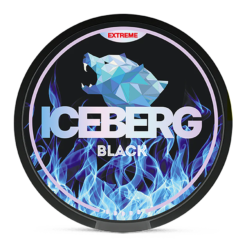 Iceberg Black 40mg nicotine pouches can