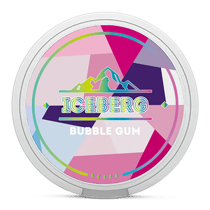 Iceberg Bubblegum 35mg nicotine pouches can
