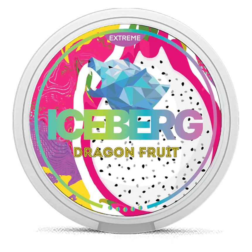 Iceberg Dragon Fruit 40mg nicotine pouches can