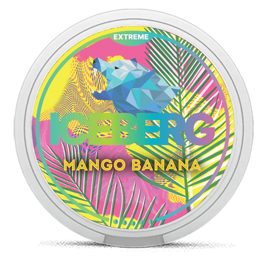 Iceberg Mango Banana 35mg nicotine pouches can