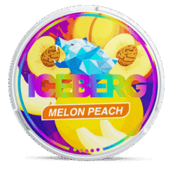 Iceberg Melon Peach 40mg nicotine pouches can