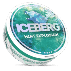 Iceberg Mint Explosion 40mg nicotine pouches can