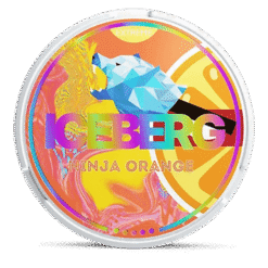 Iceberg Ninja Orange 40mg nicotine pouches can