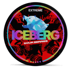 Iceberg Sour Berries 40mg nicotine pouches can