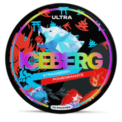 Iceberg Strawberry Pomegranate 40mg nicotine pouches can
