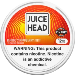 Juice Head Mango Strawberry Mint 12mg nicotine pouches can