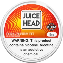 Juice Head Mango Strawberry Mint 6mg nicotine pouches can