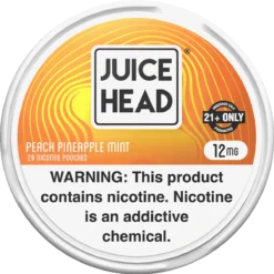 Juice Head Peach Pineapple Mint 12mg nicotine pouches can