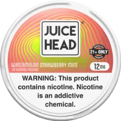 Juice Head Watermelon Strawberry Mint 12mg nicotine pouches can