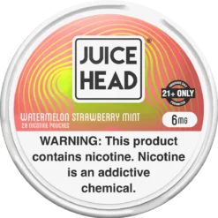 Juice Head Watermelon Strawberry Mint 6mg nicotine pouches can