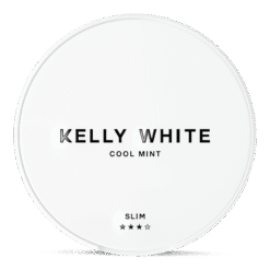 Kelly White Cool Mint 7.5mg nicotine pouches can