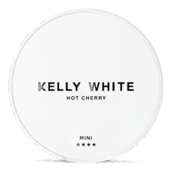 Kelly White Mini Hot Cherry 6.5mg nicotine pouches can