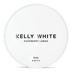 Kelly White Mini Raspberry Lemon 5.5mg nicotine pouches can