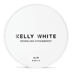 Kelly White Sparkling Strawberry 4.8mg nicotine pouches can