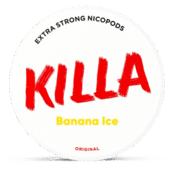 Killa Banana Ice 12.8mg nicotine pouches can