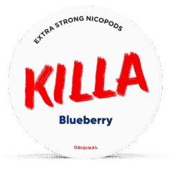 Killa Blueberry 13.2mg nicotine pouches can