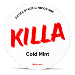 Killa Cold Mint 12.8mg nicotine pouches can