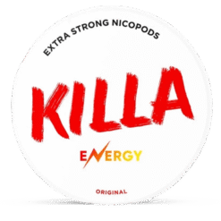Killa Energy 13.2mg nicotine pouches can