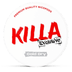 Killa Exclusive Cold Dry 12.8mg nicotine pouches can