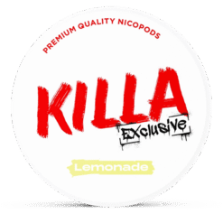 Killa Exclusive Lemonade 12.8mg nicotine pouches can