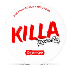 Killa Exclusive Orange 12.8mg nicotine pouches can