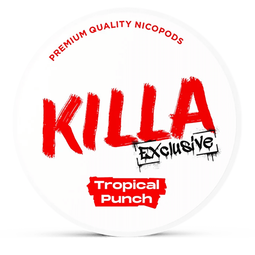 Killa Exclusive Tropical Punch 13.2mg nicotine pouches can