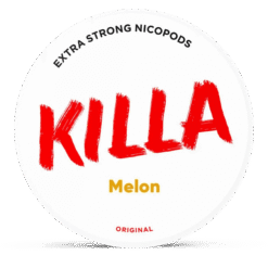 Killa Melon 12.8mg nicotine pouches can