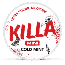 Killa Mini Cold Mint 8mg nicotine pouches can