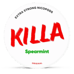 Killa Spearmint 12.8mg nicotine pouches can
