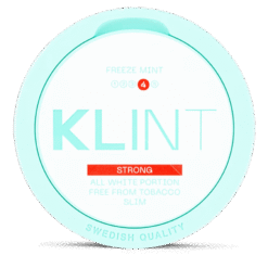 KLINT Freeze Mint 11.8mg nicotine pouches can