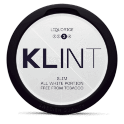 KLINT Liquorice 8.4mg nicotine pouches can